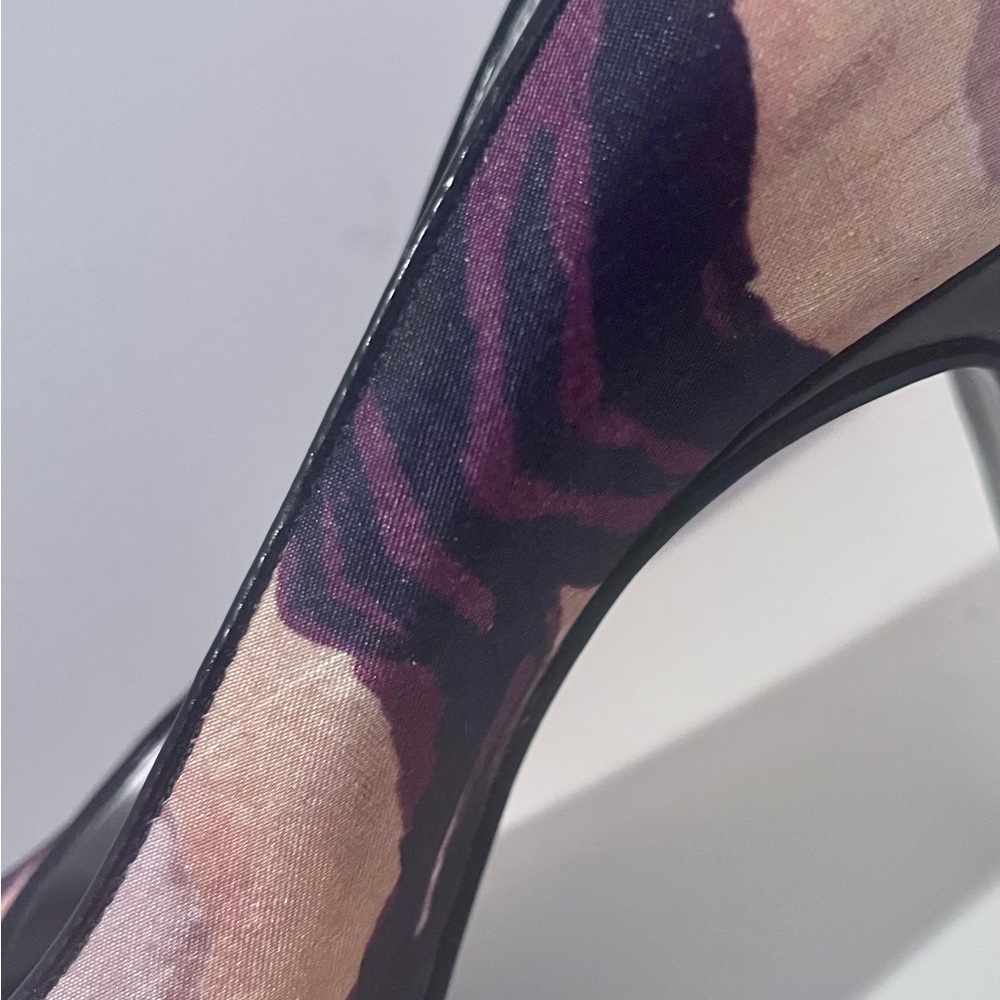 Carlos Santana Multicolor Peep-Toe Heels - Picture 3 of 3